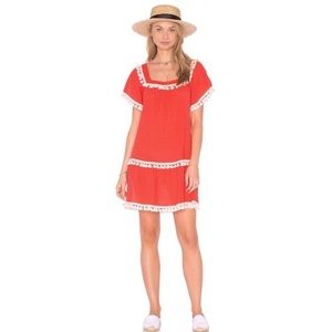 NWOT EBERJEY Seabreeze Tassle Beach Dress